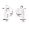 304 Stainless Steel Charms X-STAS-H112-P-P-2