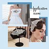 Flower Glitter Glass Hotfix Rhinestone FIND-WH0050-29A-6