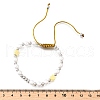 ABS Imitation Pearl Beads Braided Bead Bracelets for Women BJEW-D317-09B-PG-5