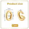   2Pcs 925 Sterling Silver Spring Gate Rings STER-PH0002-88G-2