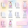 SUNNYCLUE 150Pcs 5 Style Glass Charms GLAA-SC0002-16B-2