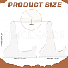 BENECREAT 2Pcs 2 Style Transparent Acrylic Charcuterie Board Rack Template DIY-BC0012-66-2