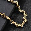 304 Stainless Steel Link Bracelets for Women BJEW-P354-06G-2