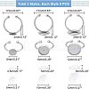 Unicraftale DIY Stainless Steel Finger Ring Making Kits DIY-UN0002-29P-5