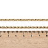 304 Stainless Steel Rope Chain Necklaces NJEW-F226-03G-04-2