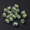 Handmade Gold Foil Lampwork Glass Beads X1-LAMP-G158-02D-2
