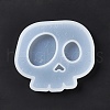 DIY Halloween Skull Cup Mat Silicone Molds DIY-E055-19-5