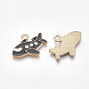 Alloy Airliner Pendants ENAM-S115-083A-2