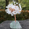 Natural Quartz Crystal Chips Tree Decorations PW-WG91683-07-1