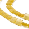 Transparent Frosted Glass Beads Strands FGLA-S001-01A-3