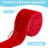 5 Yards Polyester Frayed Ribbon OCOR-WH0082-226A-01-2