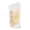 10G Ceylon Glass Twist Bugle Beads SEED-L012-01A-2