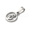 304 Stainless Steel Pendants STAS-P393-04P-2