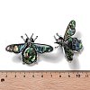 Tibetan Style Alloy Insect Brooches JEWB-A021-03AS-01-3