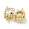 Brass with Cubic Zirconia Peg Bails KK-Q820-01G-2