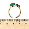 304 Stainless Steel Adjustable Cuff Rings for Women RJEW-B130-02G-3