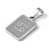 304 Stainless Steel Pendants STAS-C097-56P-02-2