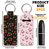 Elastic Neoprene Keychains KEYC-WH0045-016-2