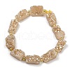 Electroplated Natural Druzy Agate Beads Strands G-R012-A02-01-2