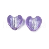 Handmade Silver Foil Lampwork Glass Beads LAMP-Q005-06A-1
