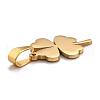 304 Stainless Steel Pendants STAS-G156-07G-3