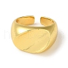 Rack Plating Brass Open Cuff Rings for Women RJEW-M162-18G-2