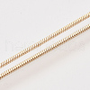 Brass Square Snake Chain Necklace Making X-MAK-T006-10A-KC-3