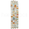   2 Strands Natural Flower Amazonite Beads Strands G-PH0002-29-7