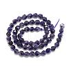 Natural Amethyst Beads Strands G-S149-20-6mm-2