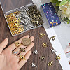 SUNNYCLUE 120Pcs 3 Colors Tibetan Style Alloy Pendants FIND-SC0011-89-3