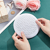 Linen Cloth Mini Hat Fascinator Base AJEW-WH0472-72B-3