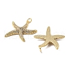 Brass Micro Pave Cubic Zirconia Pendants KK-R229-08G-2