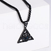 Creative Stainless Steel Pendant Necklaces QX5474-3-1