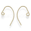 Brass Earring Hooks KK-R112-039-NF-3