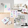 Paint Splatter PET Plastic Hollow Out Drawing Painting Stencils Templates DIY-WH0244-278-6