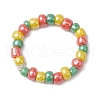 Glass Beads Stretch Rings for Woman RJEW-JR00735-4