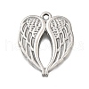 304 Stainless Steel Pendants STAS-Q362-10P-1
