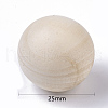 Unfinished Wood Beads X-WOOD-T014-25mm-3