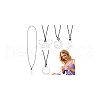 Aluminum Pendant Necklaces NJEW-NB00001-8