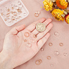 BENECREAT 60Pcs 3 Style 2 Colors Brass Beads Frames KK-BC0002-71-3