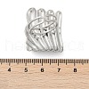 304 Stainless Steel Cuff Rings RJEW-D306-10P-2