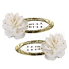 Cloth Covered Snap Hair Clips PW-WG79183-09-1