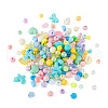  100G Transparent/Opaque Acrylic Beads MACR-TA0001-50H-1