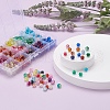 450Pcs 15 Colors Spray Painted Crackle Glass Beads CCG-YW0001-04-8