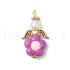 Angel Acrylic Pendants PALLOY-JF03966-02-3