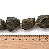 Raw Rough Natural Pyrite Beads Strands G-Z087-B17-5