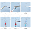 SUNNYCLUE DIY Dangle Earring Making Kits DIY-SC0014-14-4