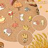 12Pcs 12 Styles Thanksgiving Theme Alloy Enamel Pendants FIND-YW0005-85-3