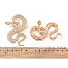 Alloy Stud Earrings EJEW-R021-03KCG-01-3