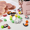 SUNNYCLUE Sports Silicone Beads SIL-SC0002-40-4
